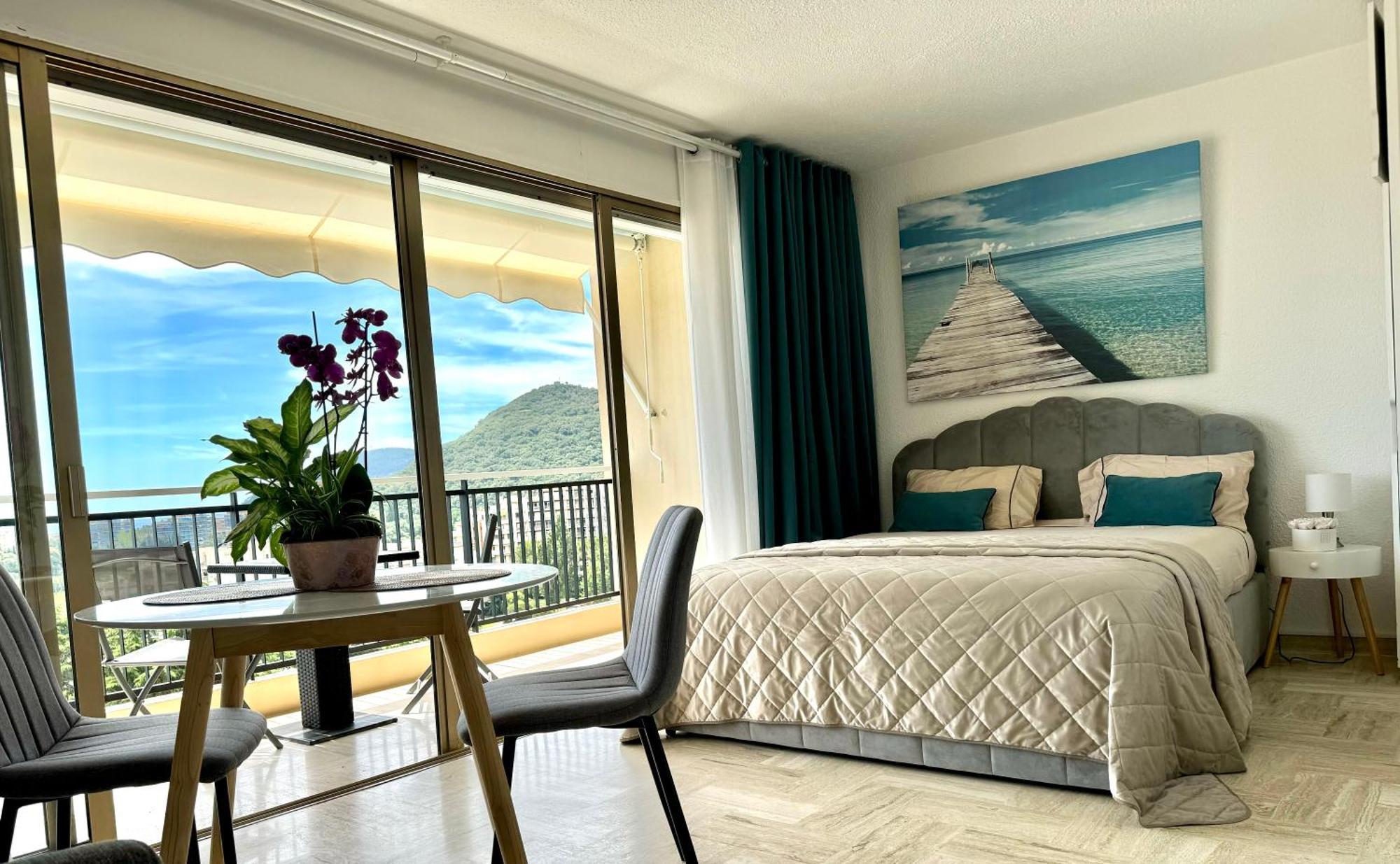 My Resid Appart Cannes Marina Vue Mer Mandelieu Kültér fotó