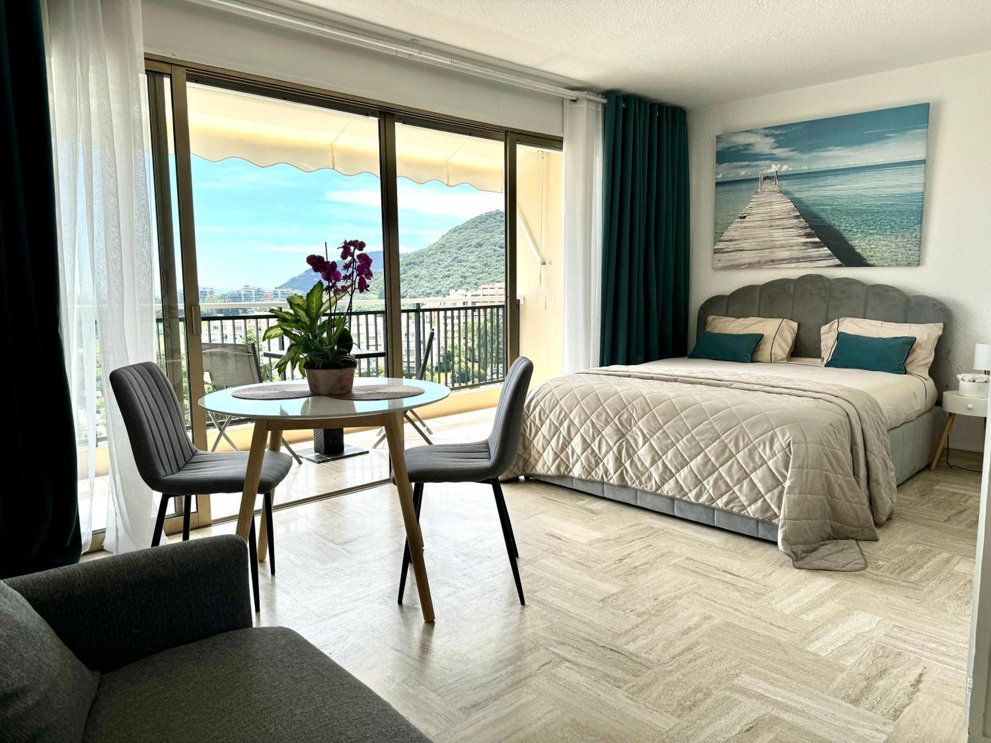 My Resid Appart Cannes Marina Vue Mer Mandelieu Kültér fotó